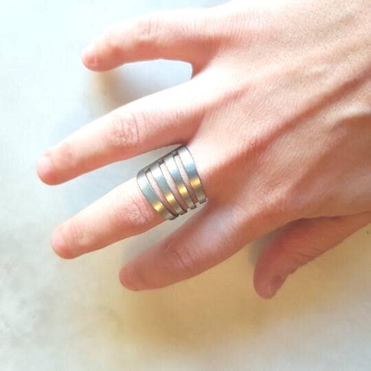Anello Forchetta gioielli posate