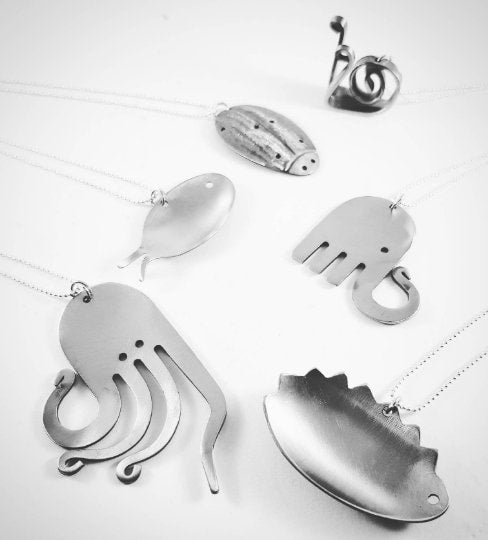 Collana Cucchiaio Coccinella gioielli posate