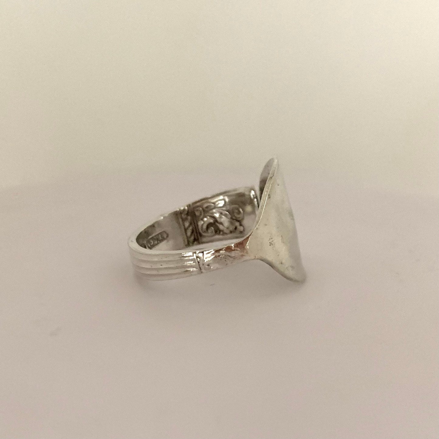 Anello Cucchiaio posate argento