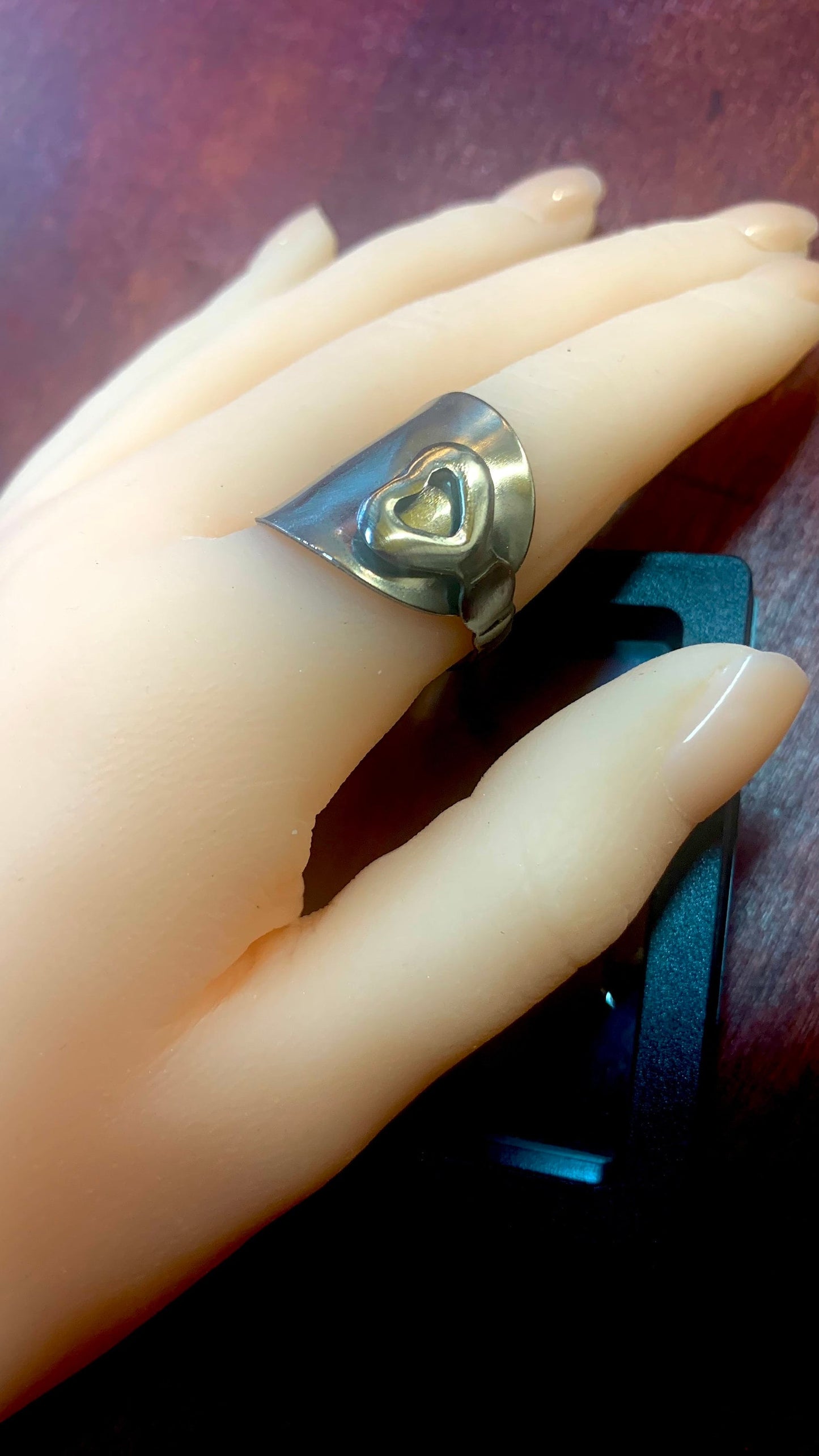 Anello Cucchiaio Cuore gioielli posate