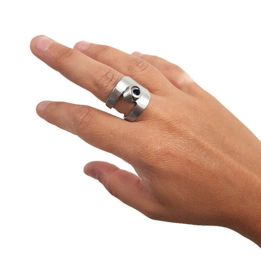 Anello Forchetta Rosa gioielli posate