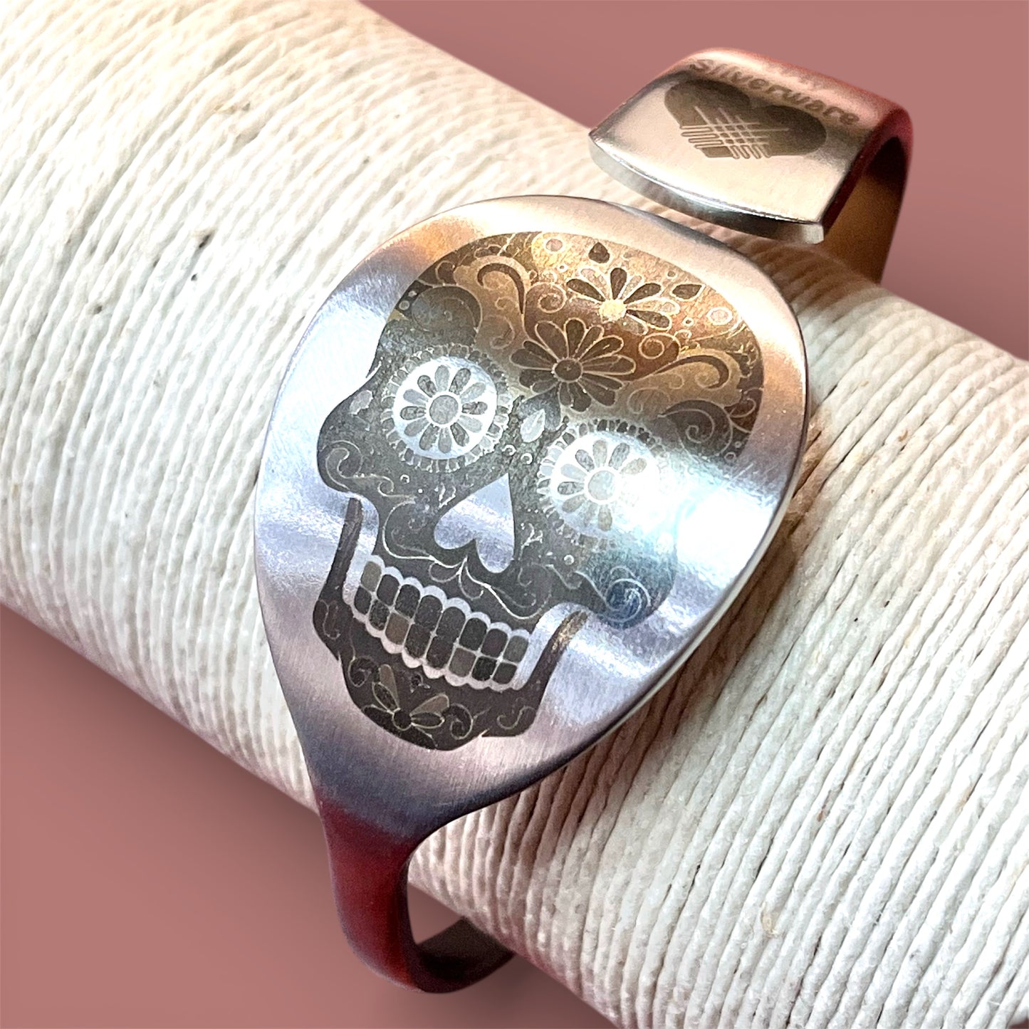 Bracciale Teschio Acciaio