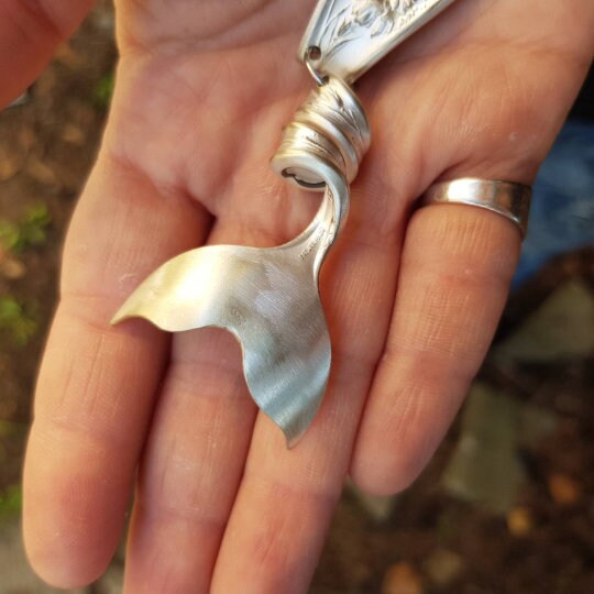 Collana Cucchiaio Pesce Sirena argento posata