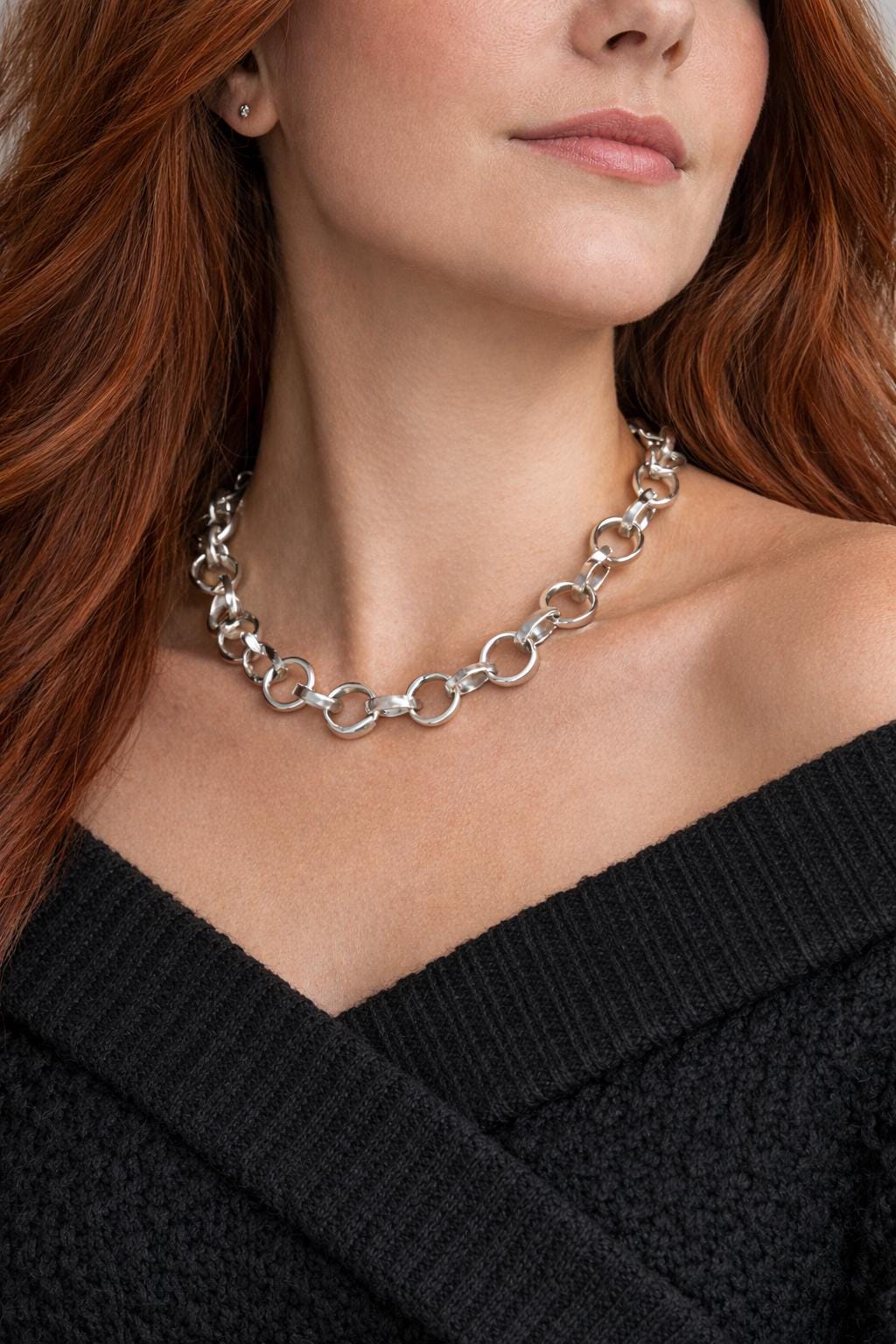 Collana Anelli Tintinnanti Sheffield Inglese