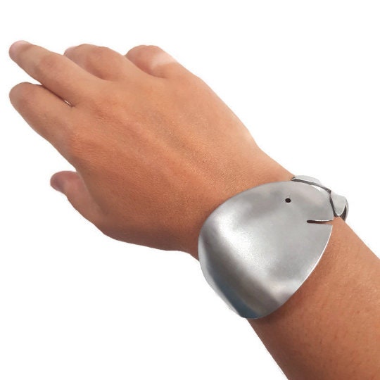 Bracciale Pesce apertura a molla cucchiaio gioielli posate