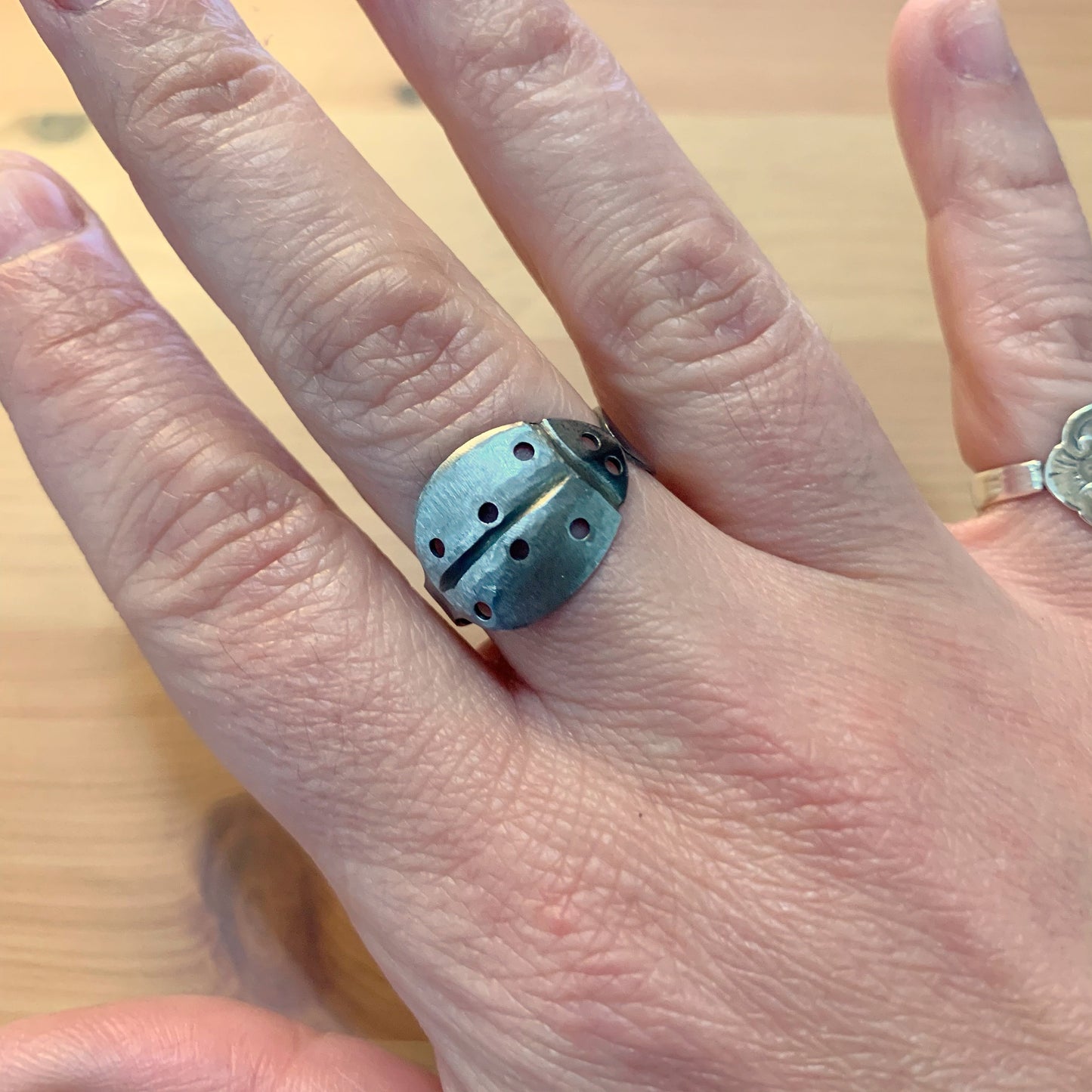 Anello Coccinella Cucchiaio Posate