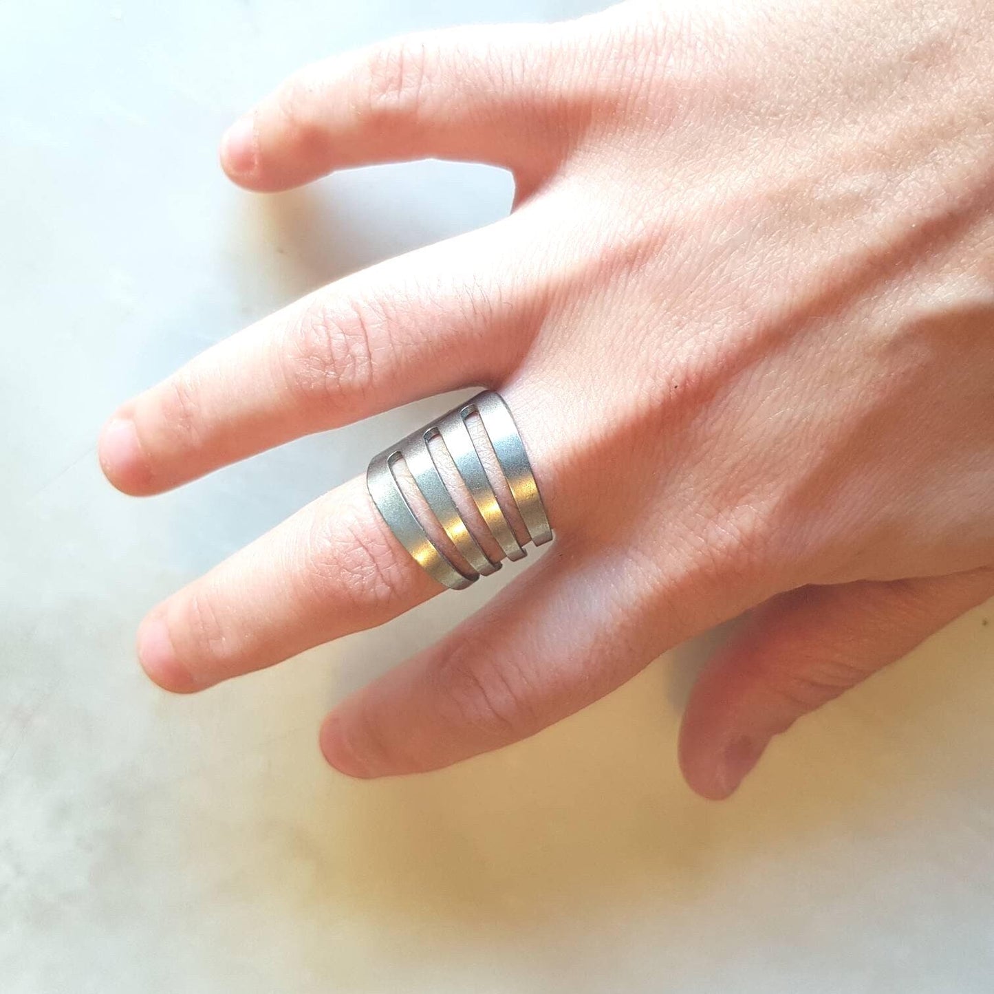 Anello Forchetta gioielli posate