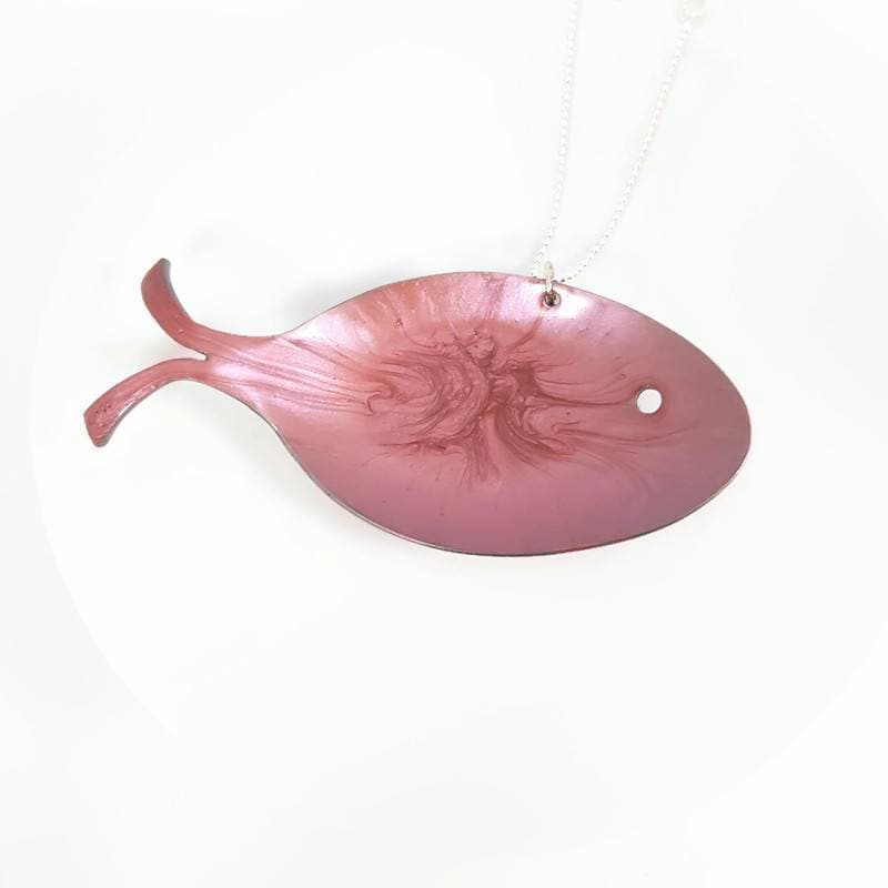 Collana Cucchiaio Pesce Rosso gioielli posate