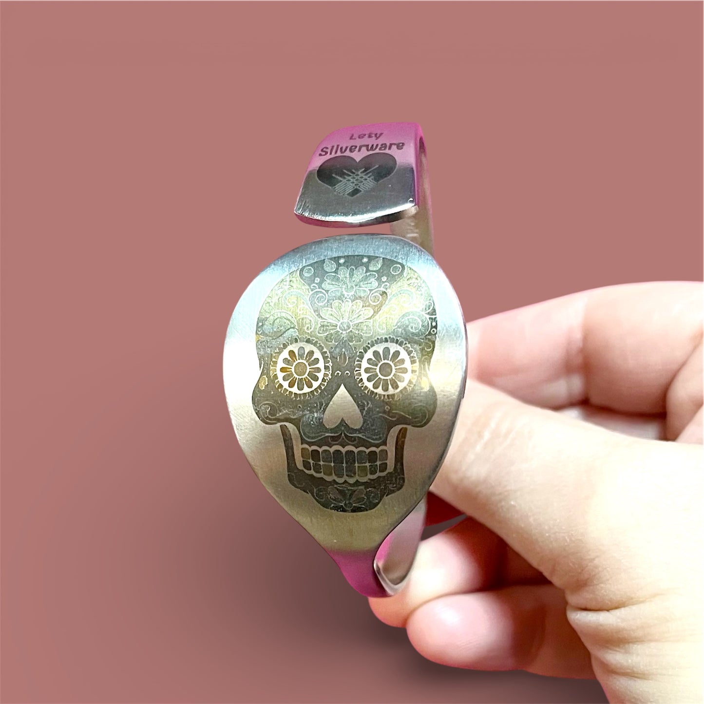 Bracciale Teschio Acciaio