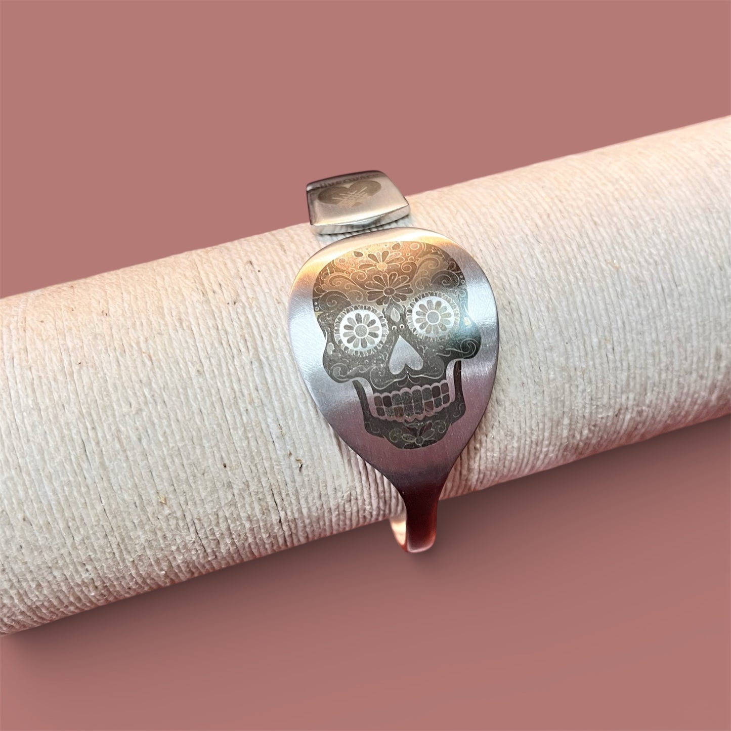 Bracciale Teschio Acciaio