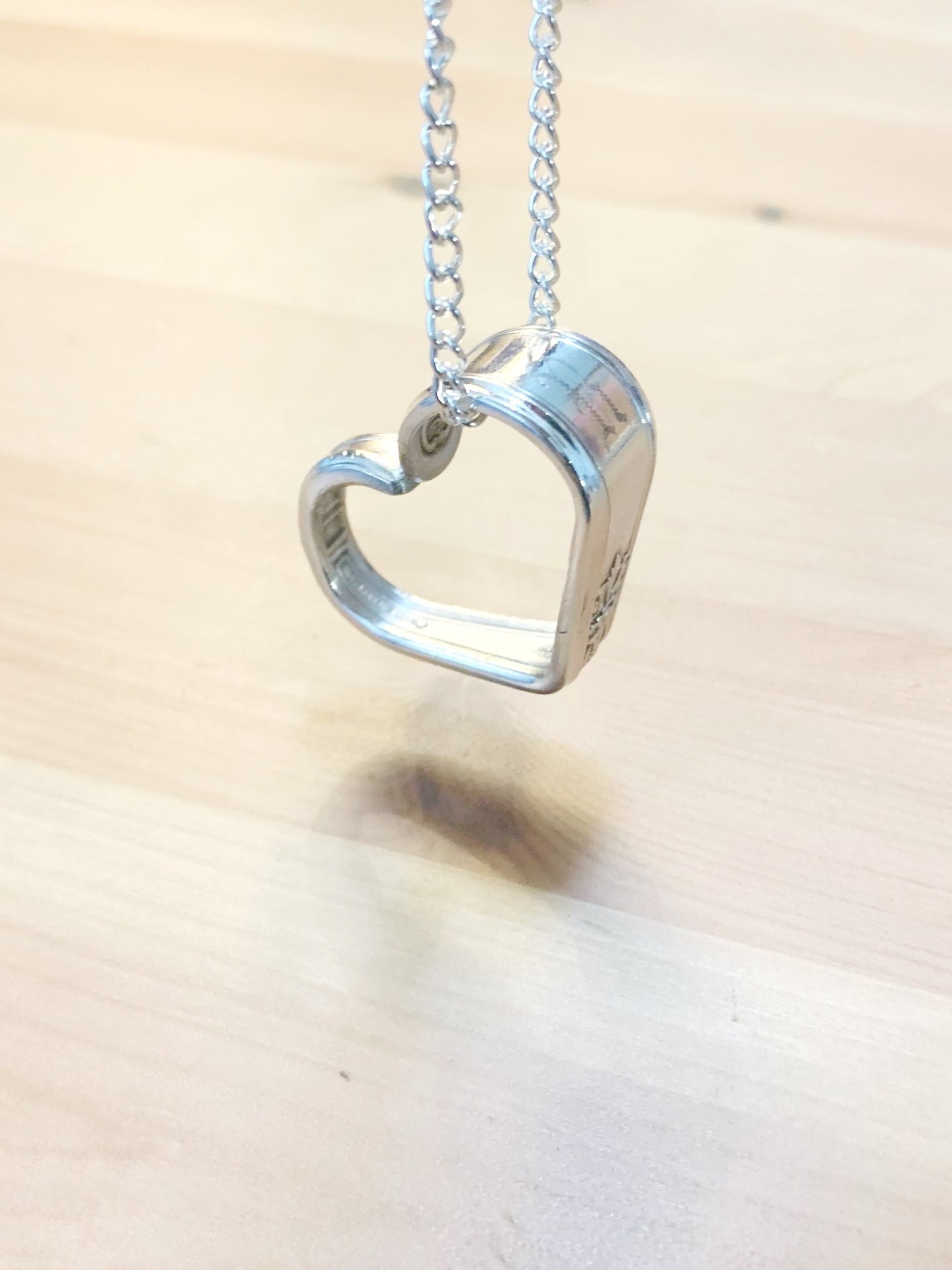 Collana Cuore Posate in Sheffield Inglese