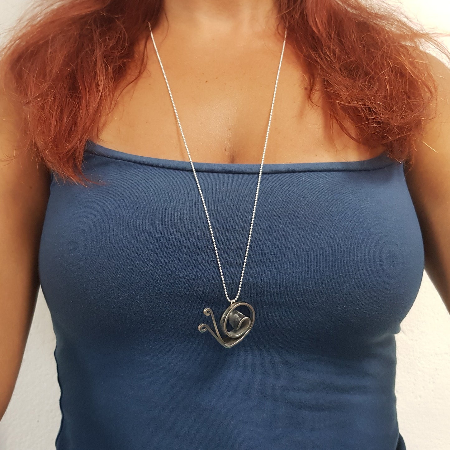 Collana Forchetta Lumaca Chiocciola gioielli posate
