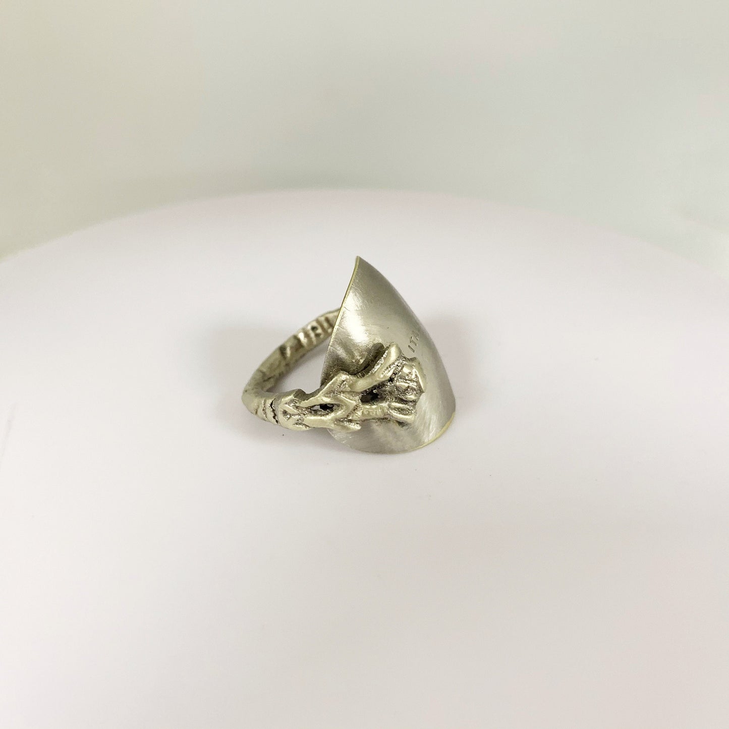 Anello Cucchiaio da collezione raro gioielli con posate
