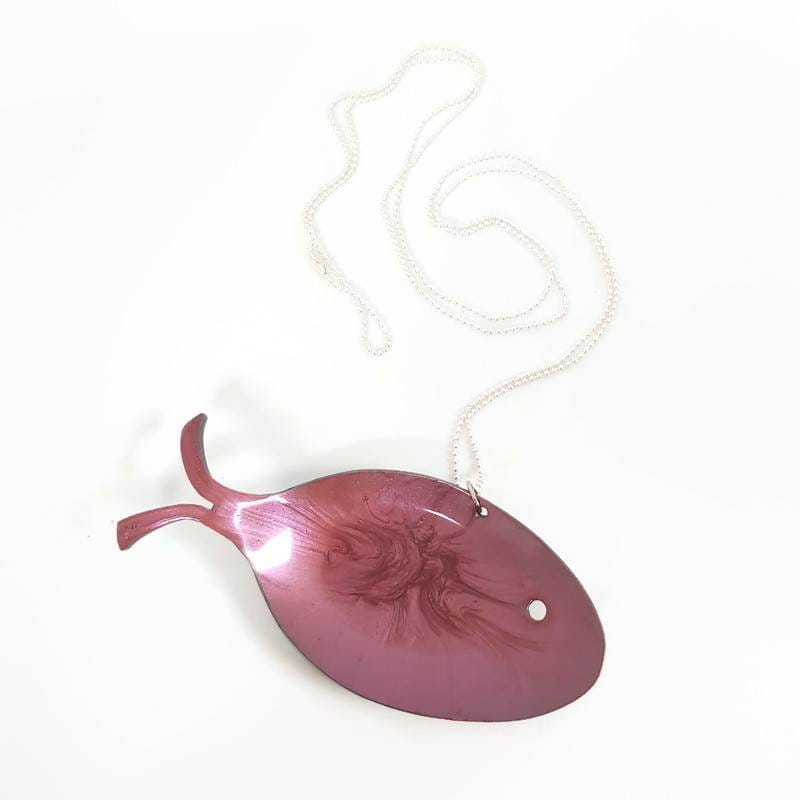 Collana Cucchiaio Pesce Rosso gioielli posate