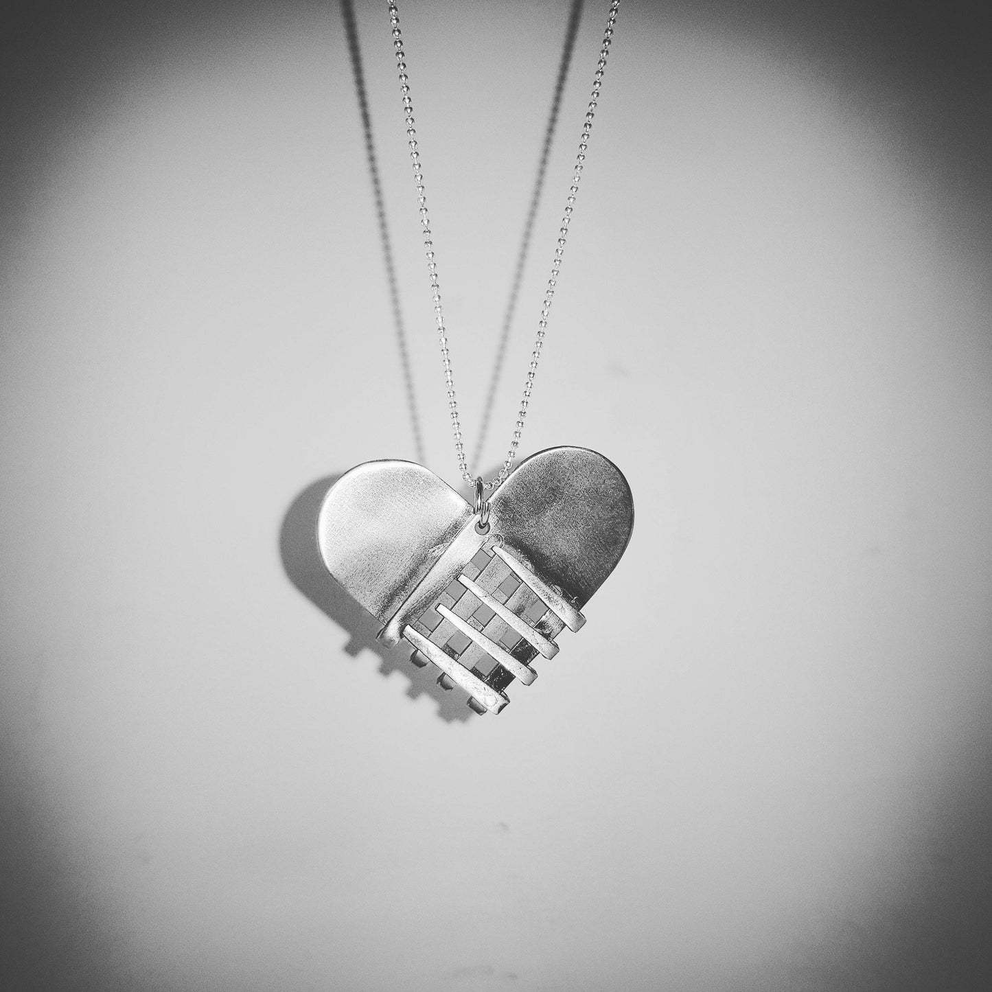 Collana Forchetta Cuore gioielli posate forchetta