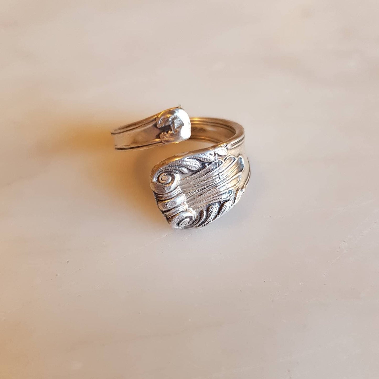 Anello Cucchiaio Argento manico gioielli posate