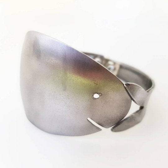 Bracciale Pesce apertura a molla cucchiaio gioielli posate
