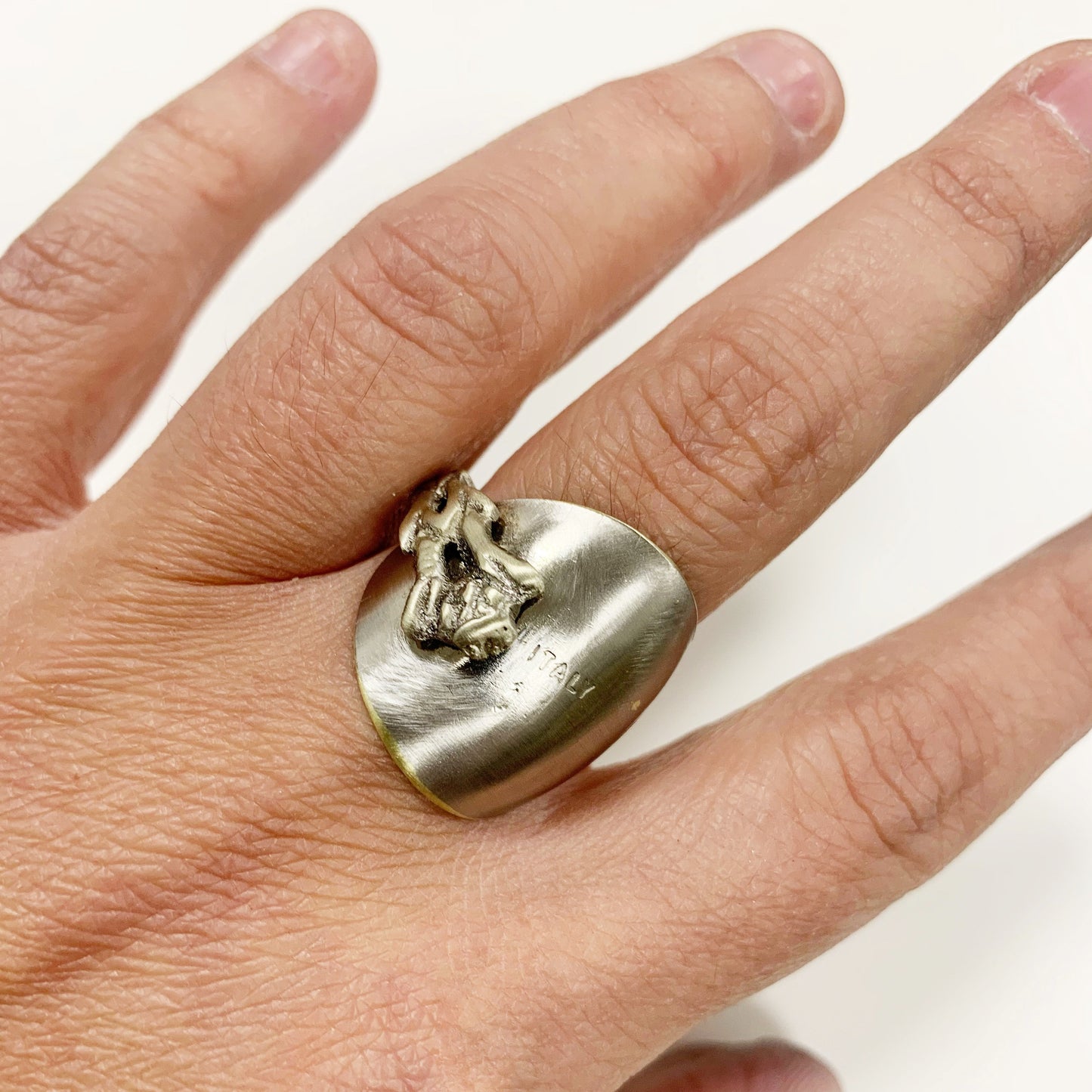 Anello Cucchiaio da collezione raro gioielli con posate