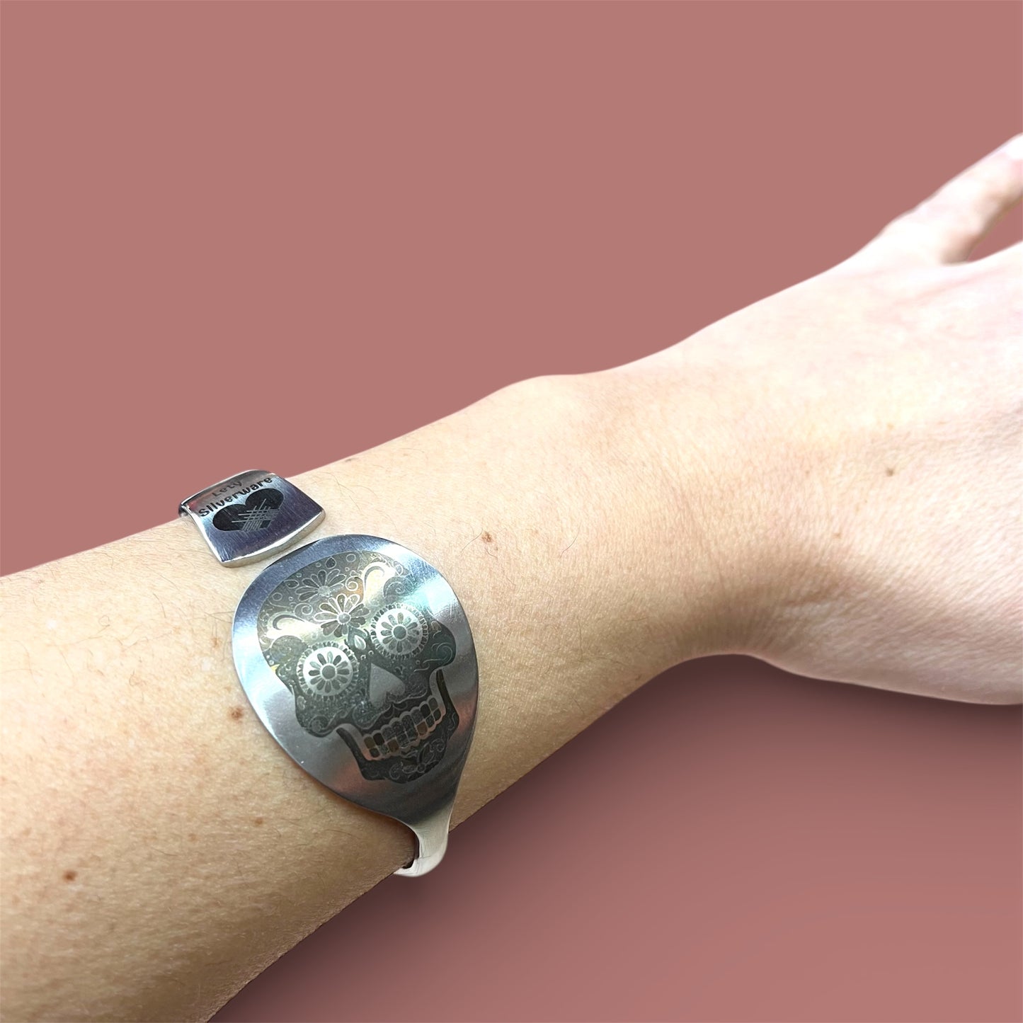 Bracciale Teschio Acciaio