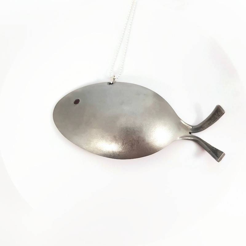 Collana Cucchiaio Pesce Rosso gioielli posate