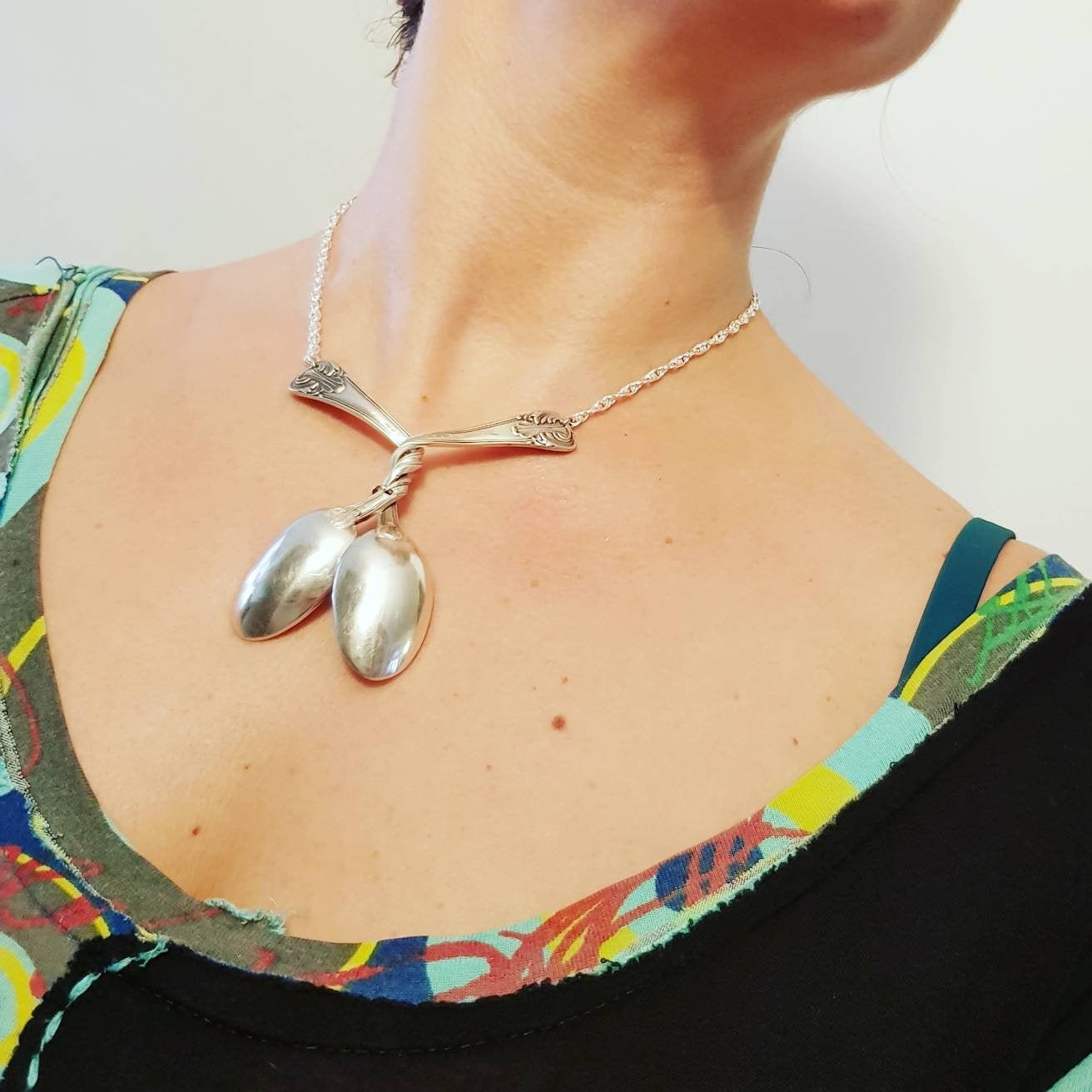 Collana Cucchiaini Collezione Argento gioielli posate