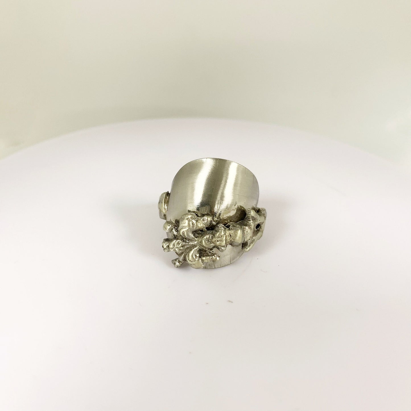 Anello Cucchiaio Giglio da collezione raro gioielli con posate