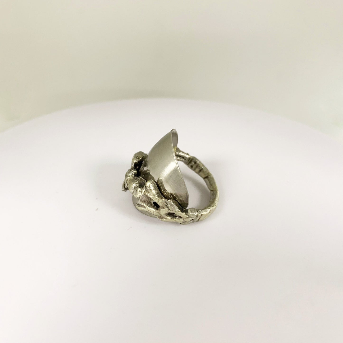 Anello Cucchiaio Giglio da collezione raro gioielli con posate