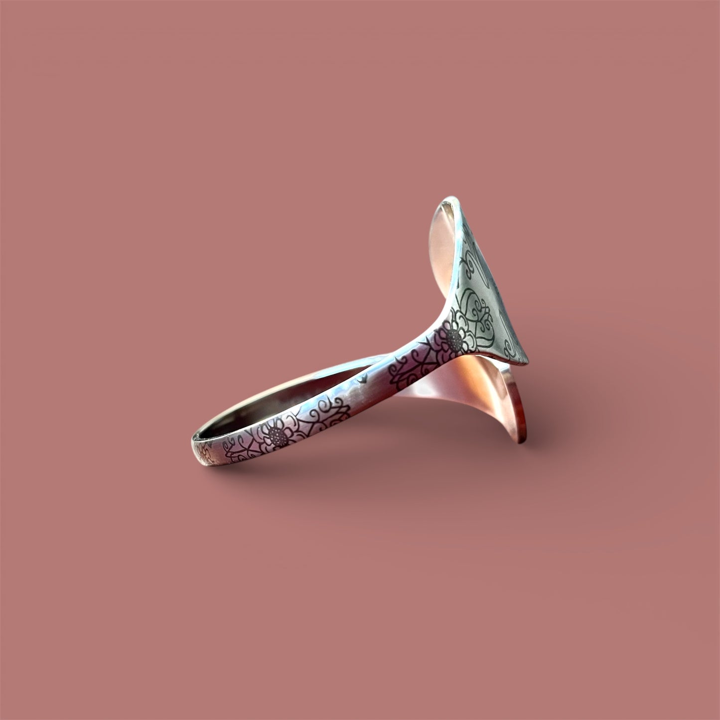 Bracciale Floreale Acciaio