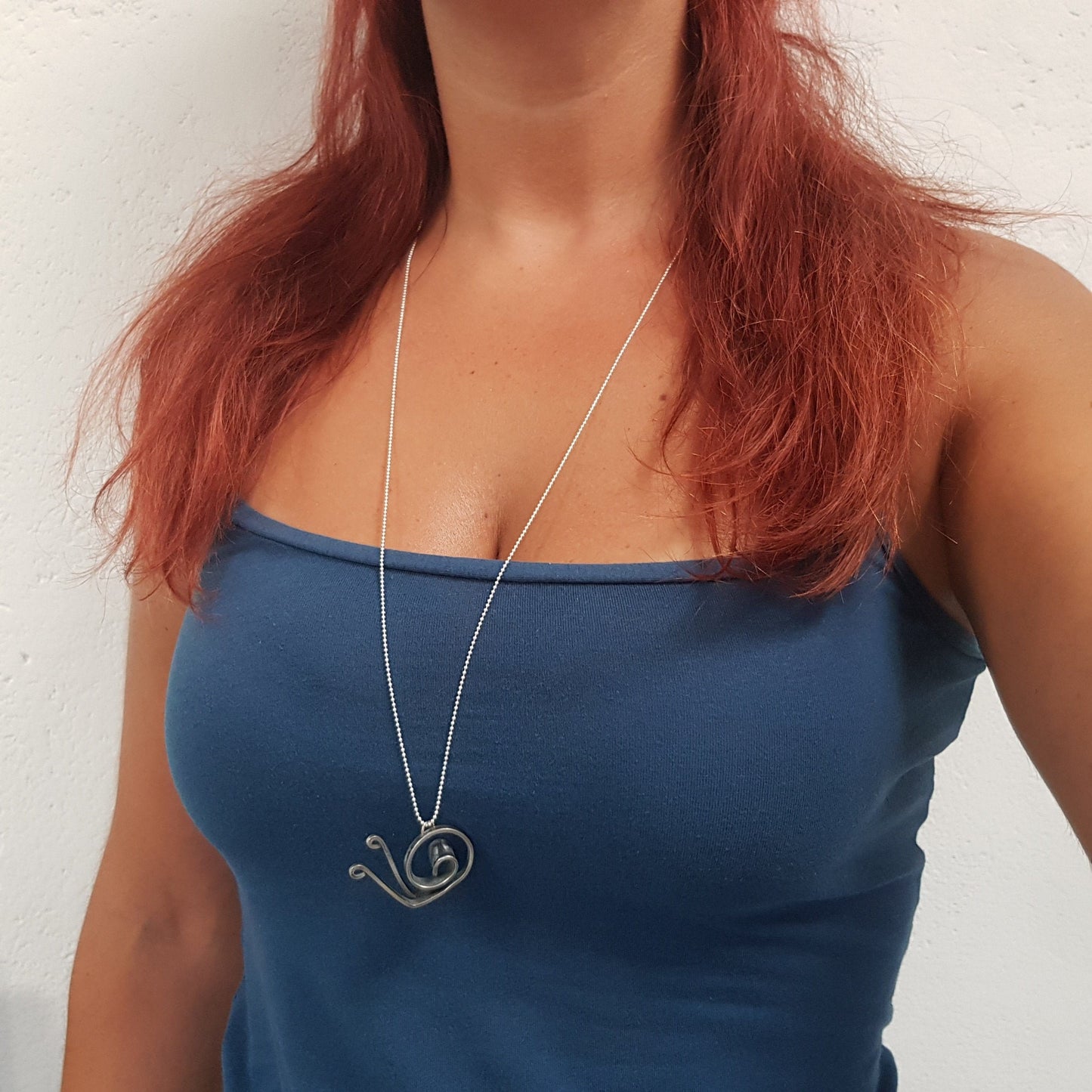 Collana Forchetta Lumaca Chiocciola gioielli posate