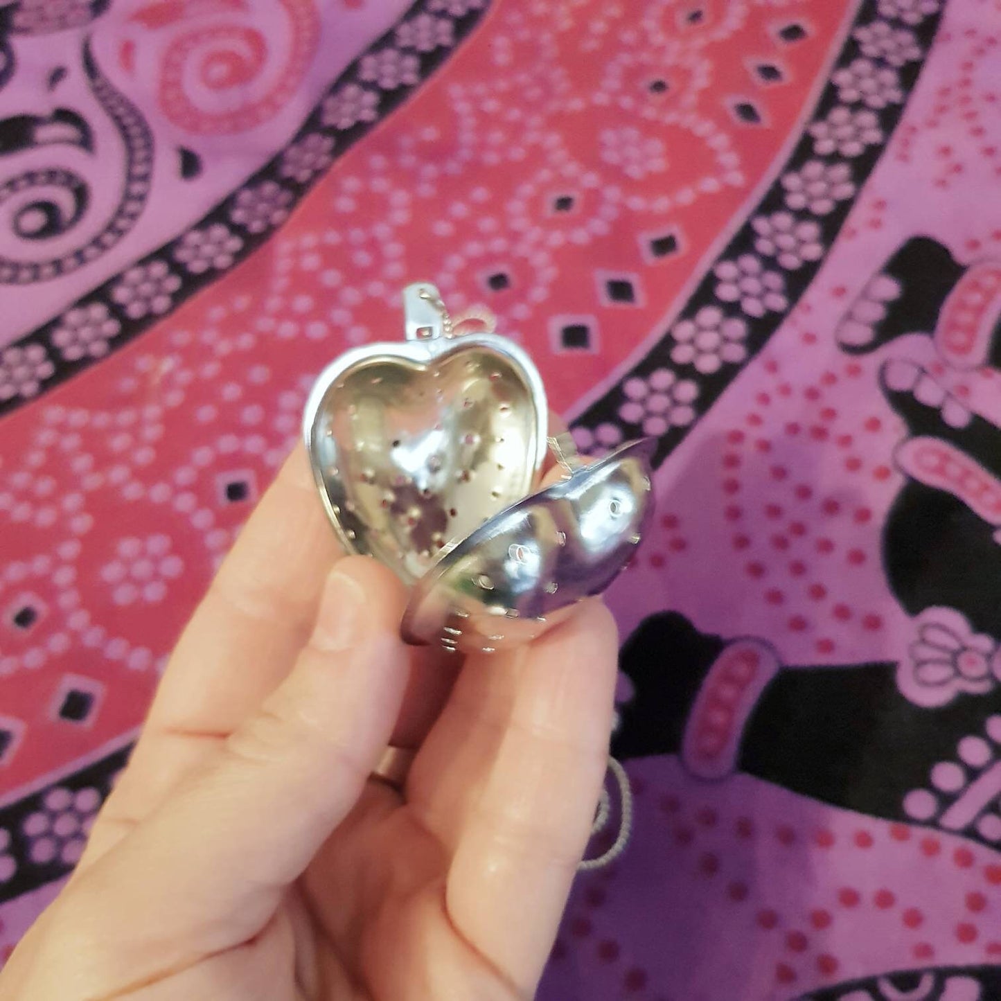 Collana Cuore profumatore gioielli posate