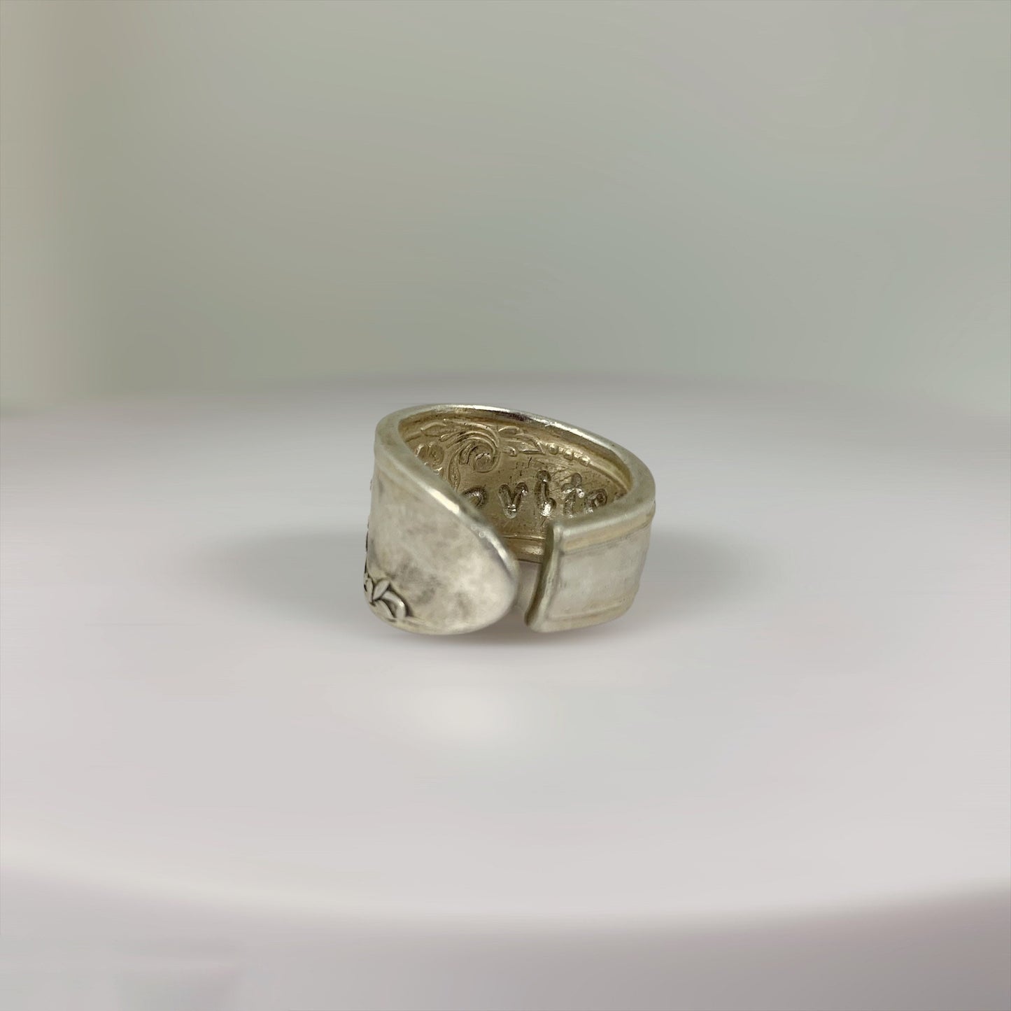 Anello mignolo forchetta Sheffield Inglese manico gioielli posata