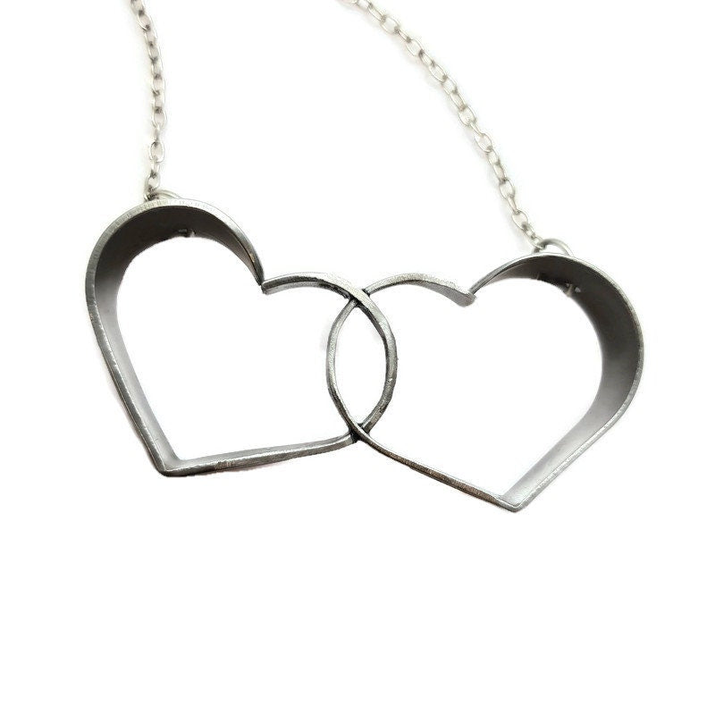Collana Cuore gioielli posate forchetta