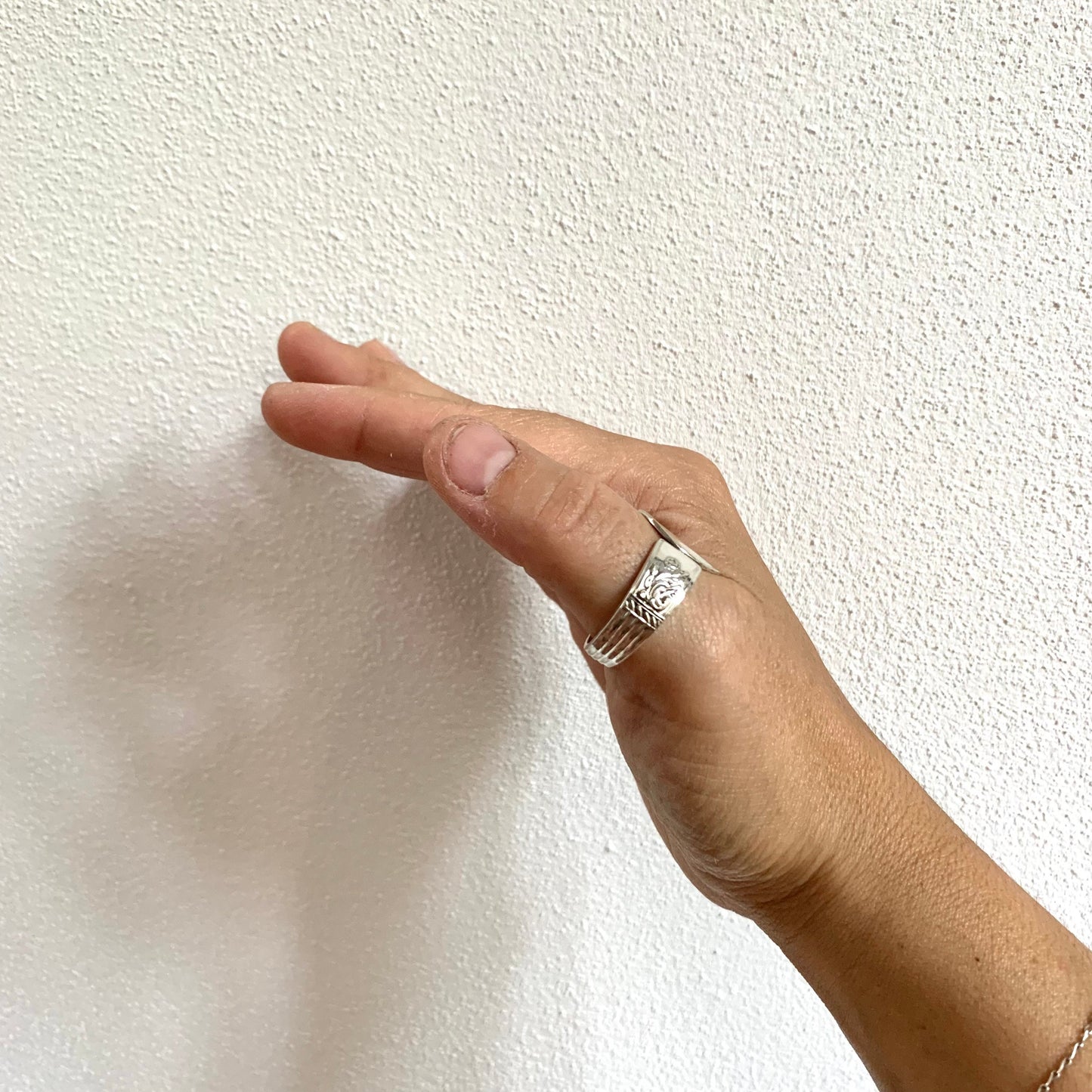 Anello Cucchiaio posate argento