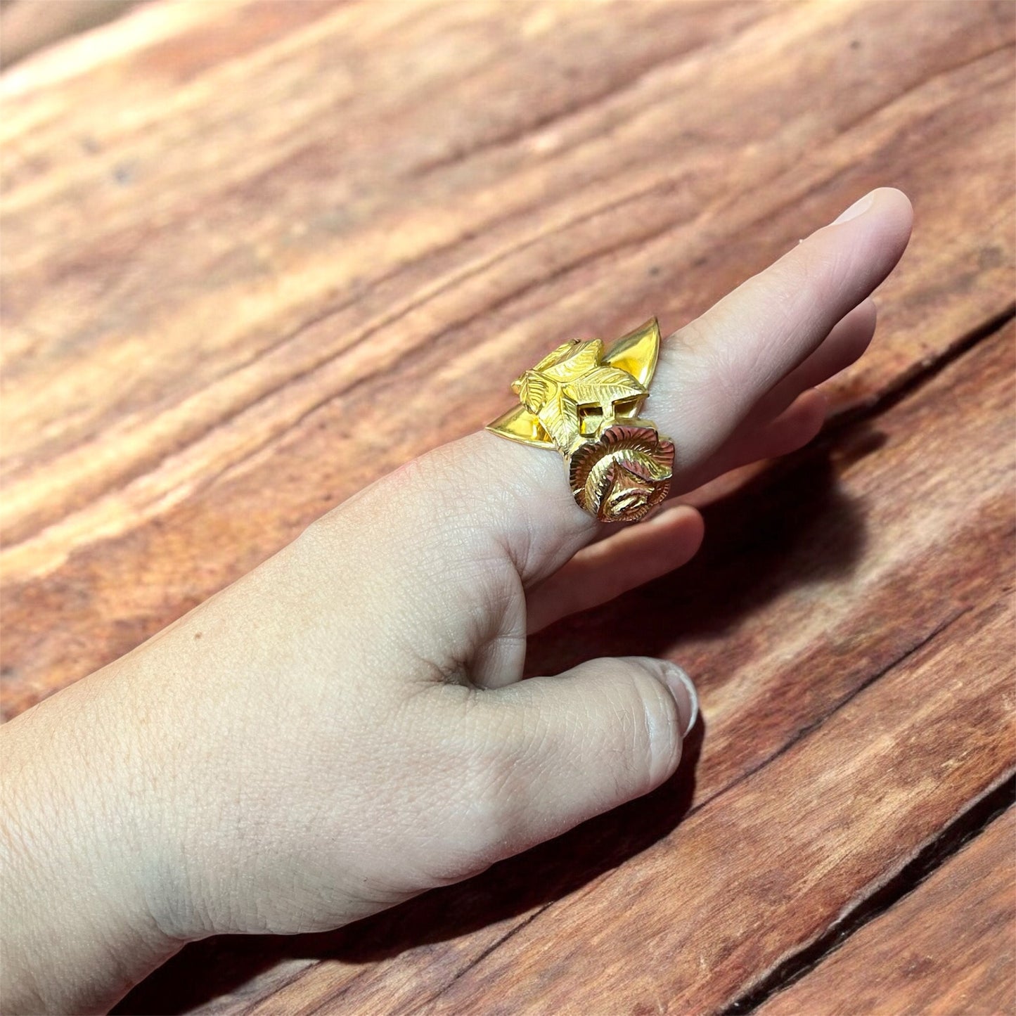 Anello Cucchiaio Placcato Oro 24 Carati