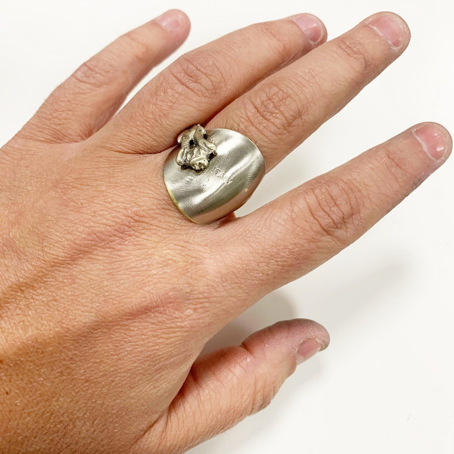 Anello Cucchiaio da collezione raro gioielli con posate