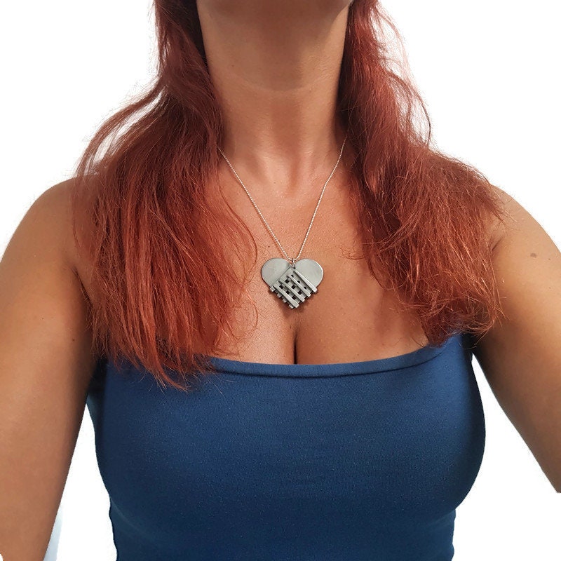 Collana Forchetta Cuore gioielli posate forchetta
