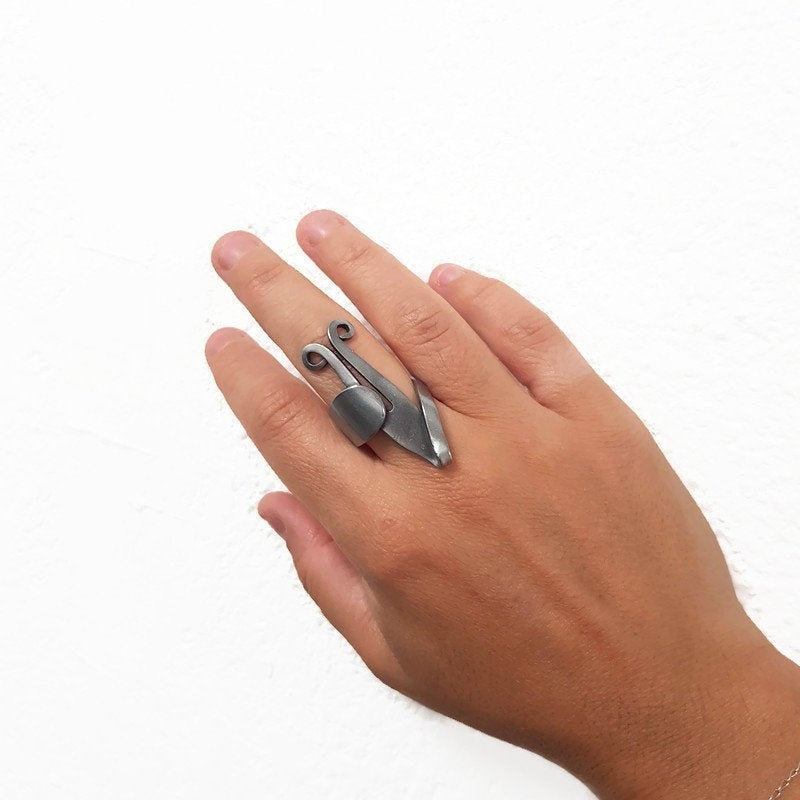 Anello Forchetta gioielli con posate