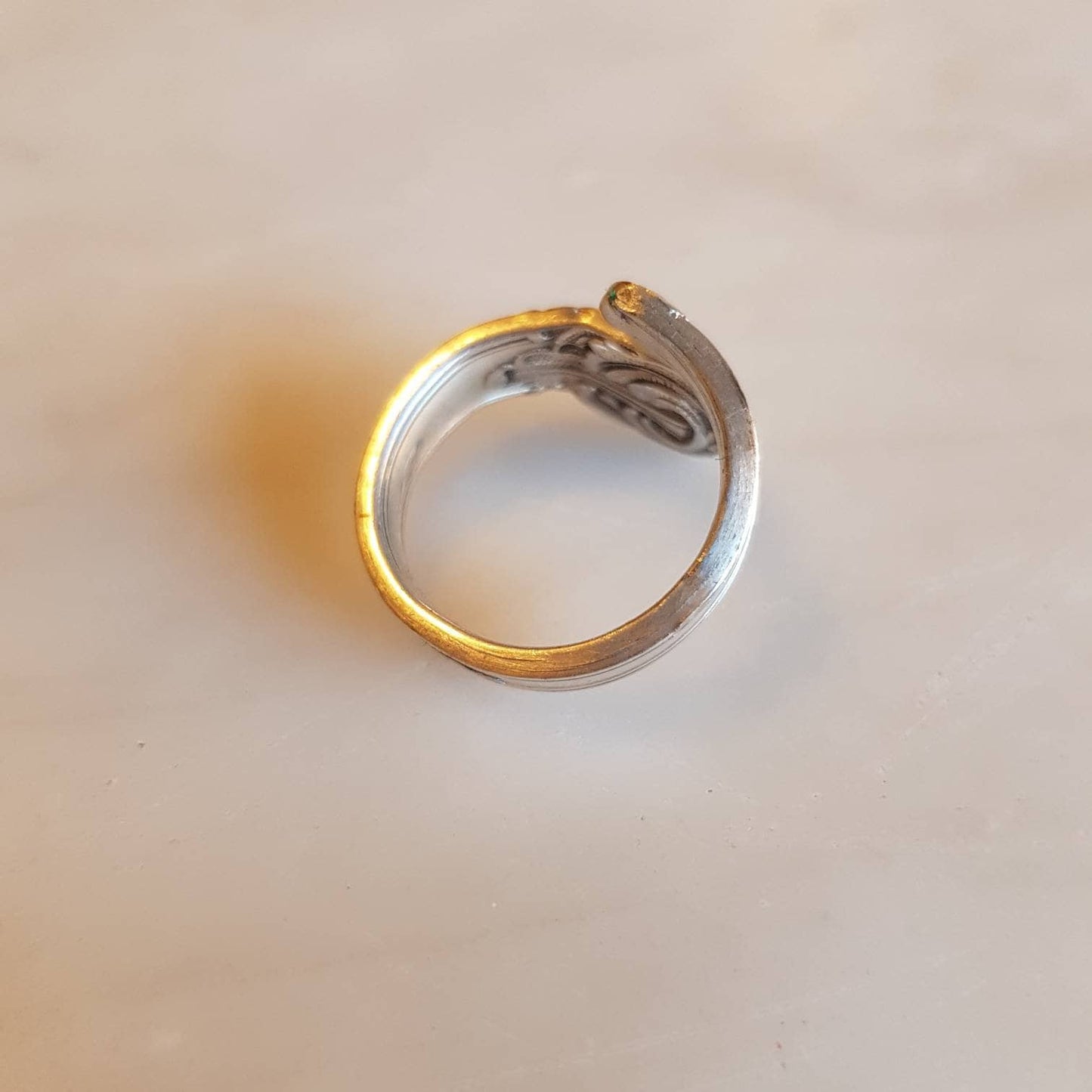 Anello Cucchiaio Argento manico gioielli posate