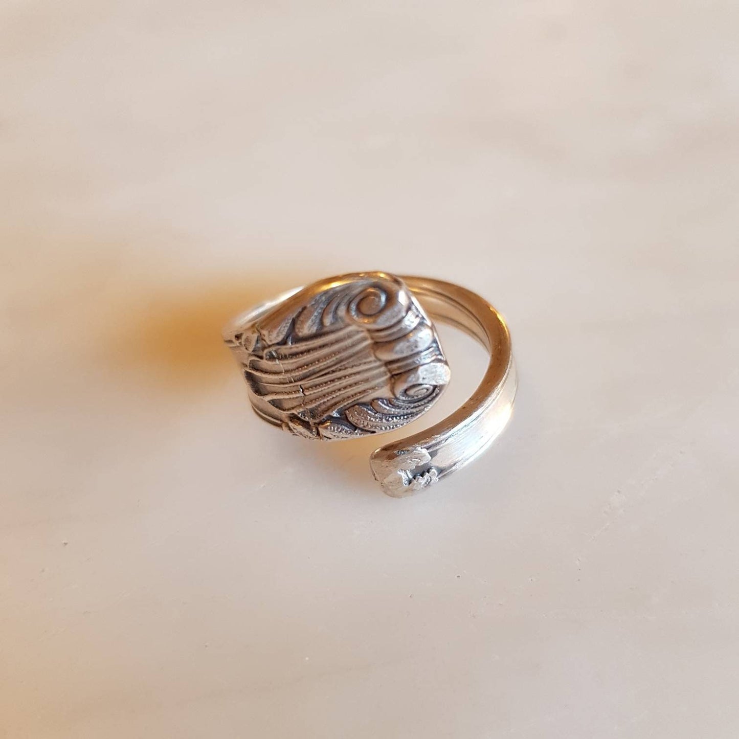 Anello Cucchiaio Argento manico gioielli posate