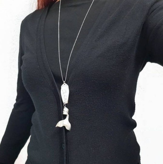 Collana Cucchiaio Pesce Sirena argento posata
