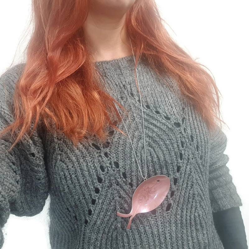 Collana Cucchiaio Pesce Rosso gioielli posate