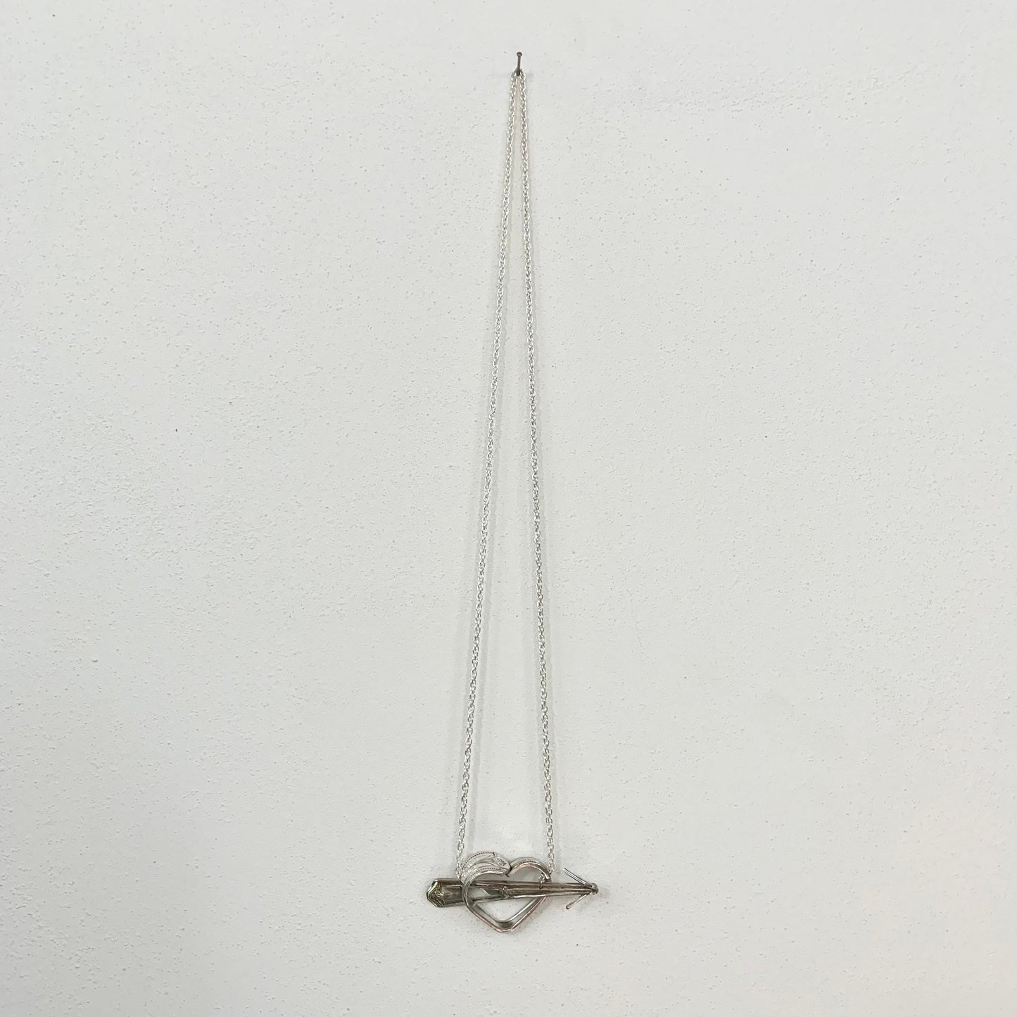 Collana Cuore Cupido posate silverplate