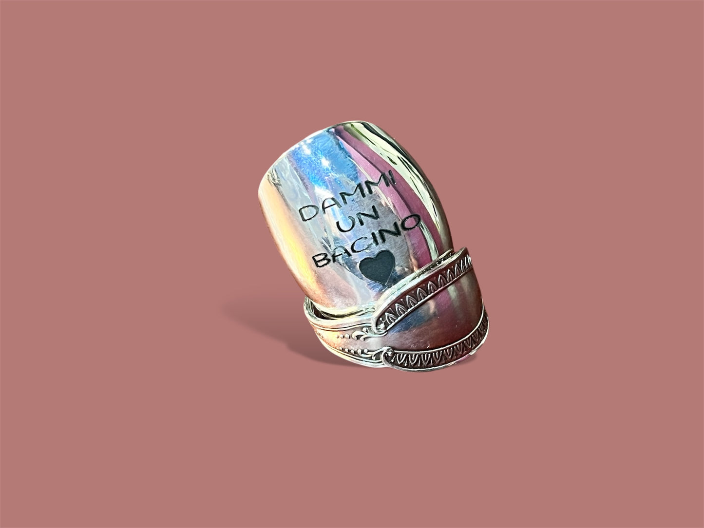 Anello Argento “Dammi un Bacino”