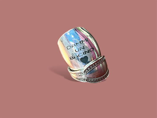 Anello Argento “Dammi un Bacino”