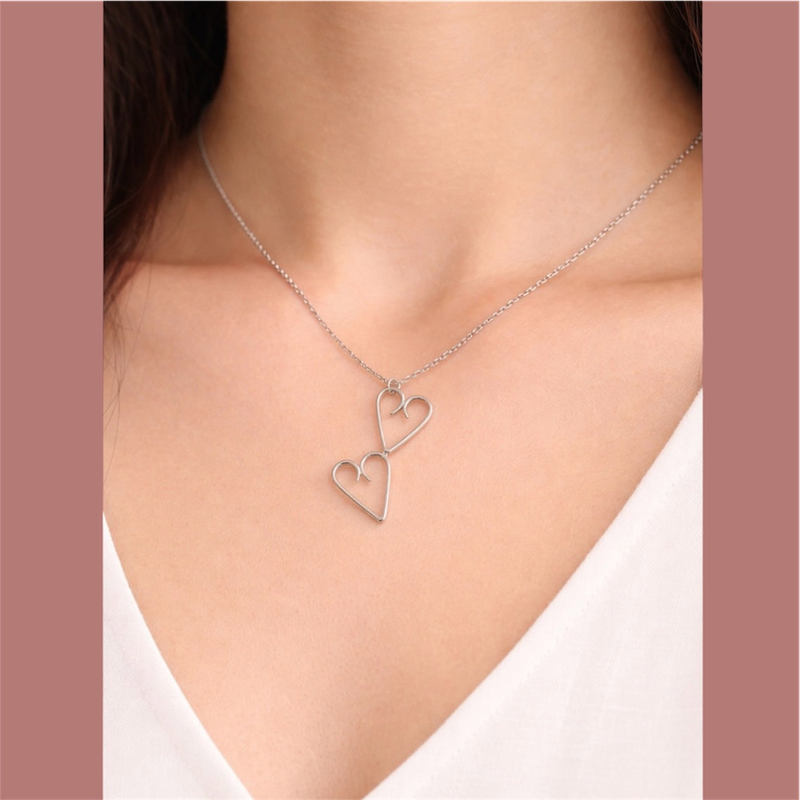 Collana Doppio Cuore