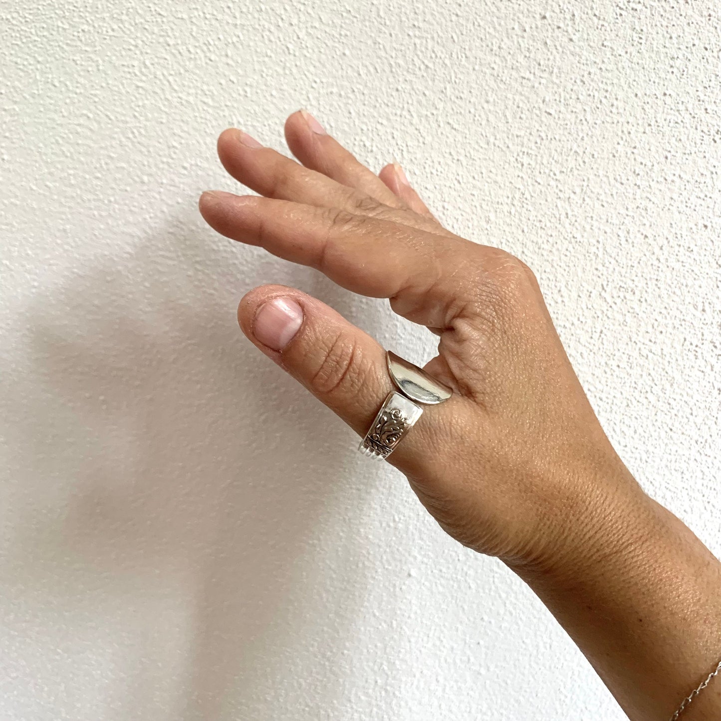 Anello Cucchiaio posate argento