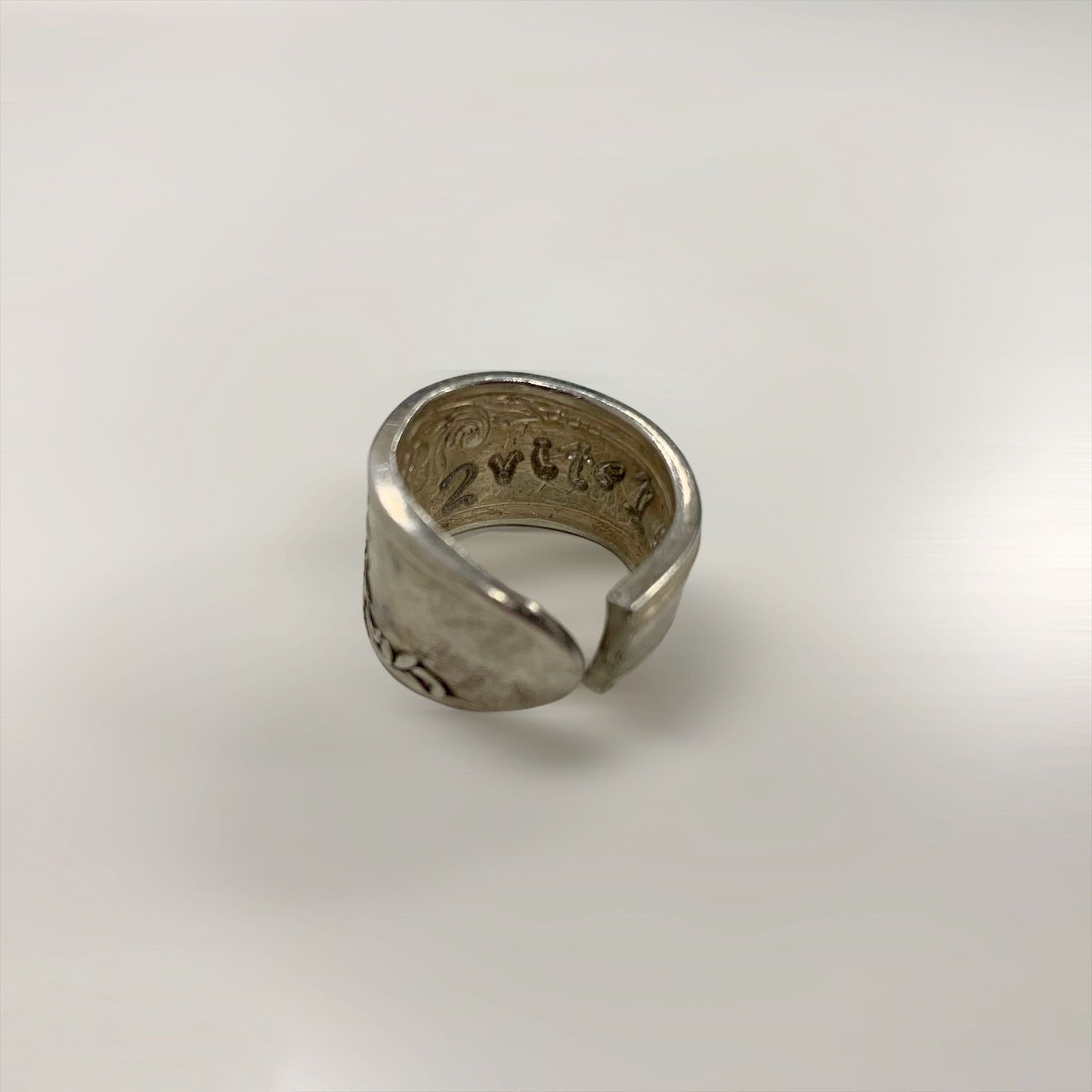 Anello mignolo forchetta Sheffield Inglese manico gioielli posata