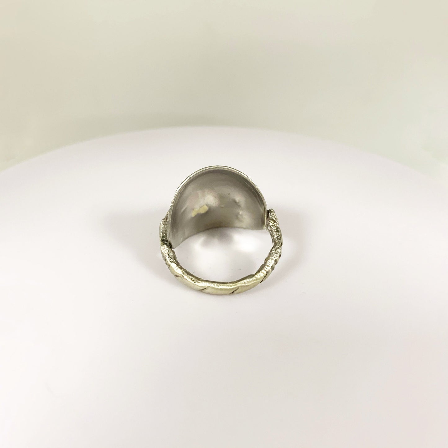 Anello Cucchiaio Giglio da collezione raro gioielli con posate