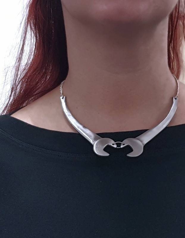 Collana Chiave Inglese gioielli posate forchetta