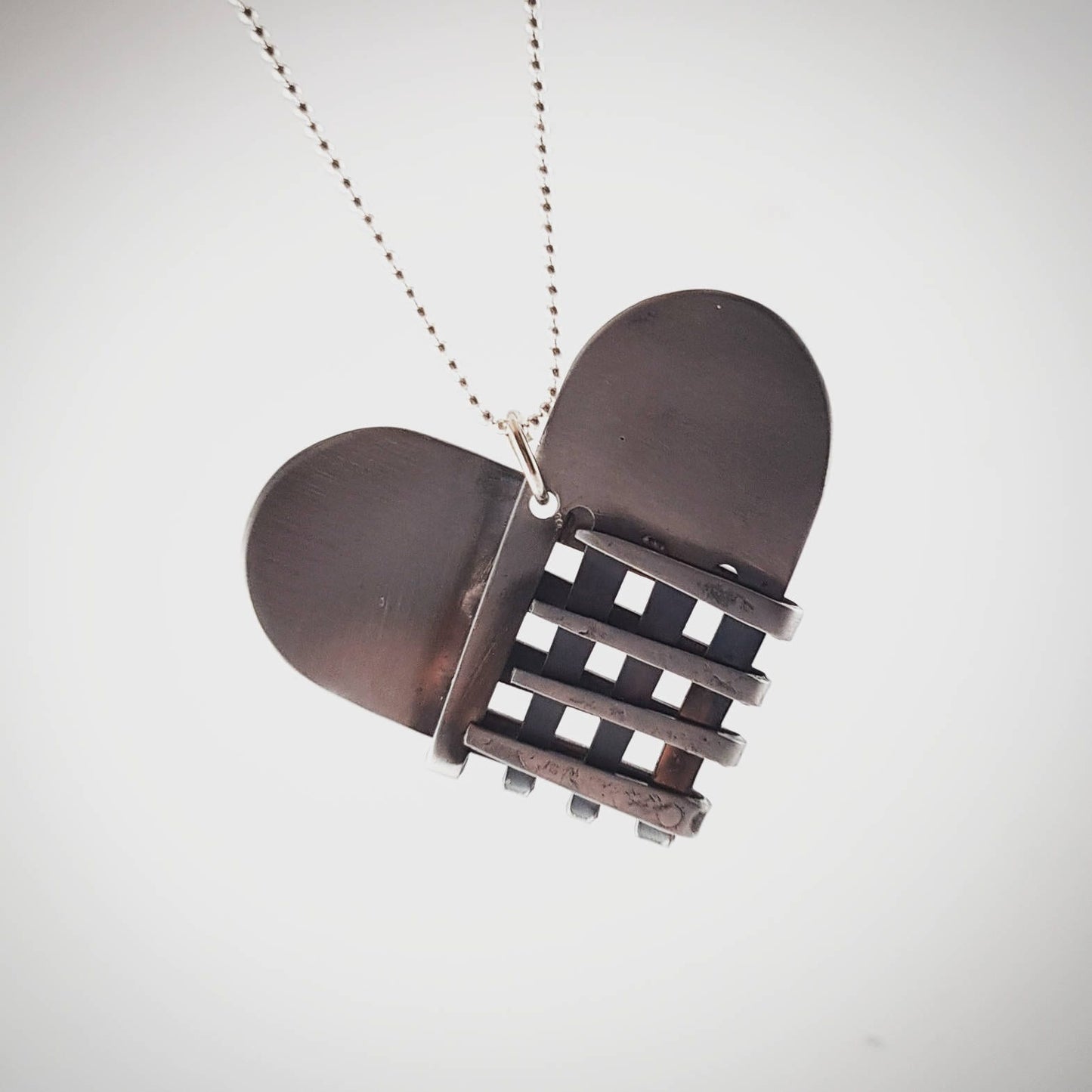 Collana Forchetta Cuore gioielli posate forchetta